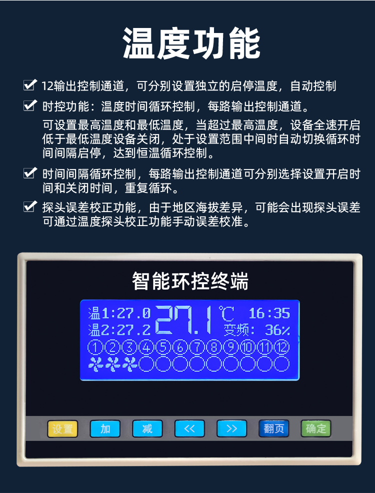时控功能与探头误差校正